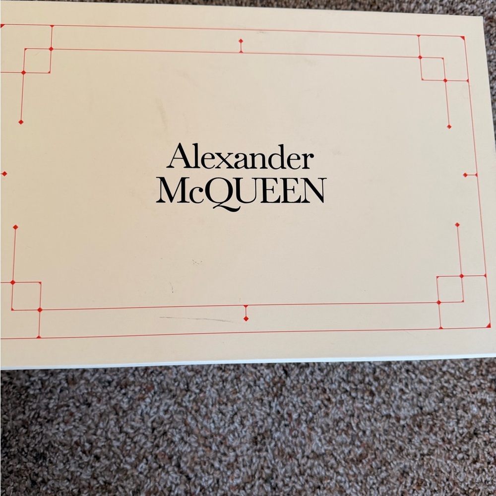 Alexander McQueen Black and White Sneakers - Picture 6 of 6